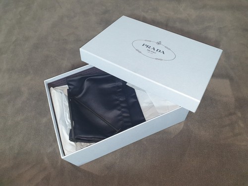 Authentic prada blue - box, with