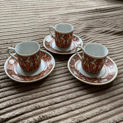 Demitasse cups saucers - demitasse,