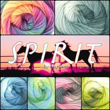SPIRIT DK Knitting Yarn Rainbow Sirdar Hayfield Acrylic Wool Multicolour  100g