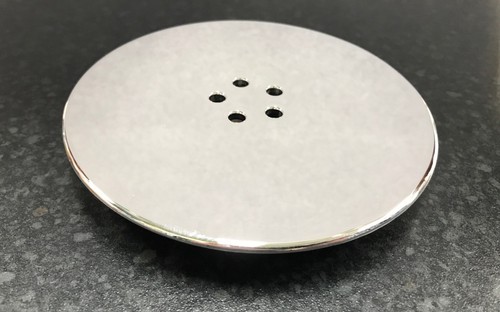 Chrome cap cover for - cap, 90mm