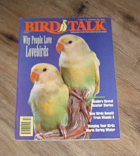 Bird talk magazine - bird, october