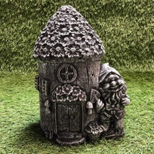 Concrete Gnome Fairy House