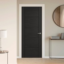 Parma black oak - black, finished