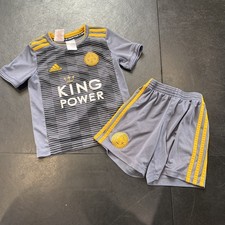 Leicester City football Club Child Full Kit Age 5-6 Years Away Shirt/shorts