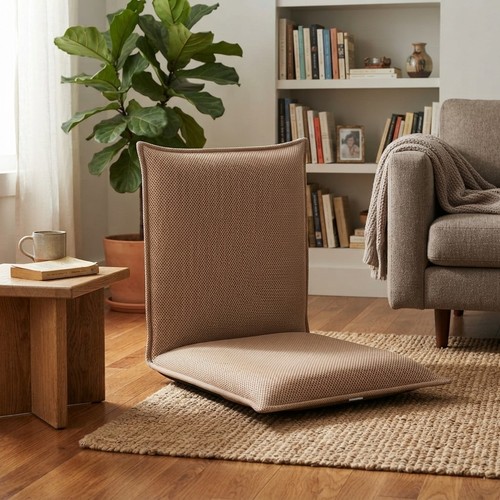 Compact khaki sofa bed - khaki,