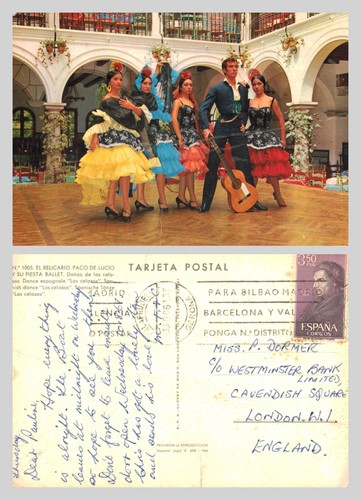 Vintage postcard spanish - vintage,
