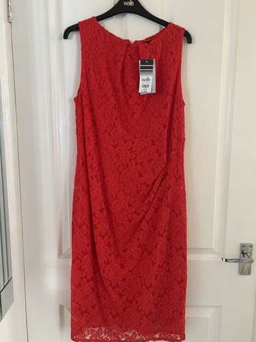 Wallis women red lace dress - wallis,