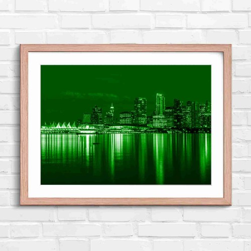 Vancouver skyline lights - vancouver,
