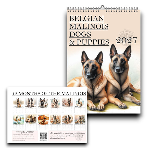 Belgian malinois calendar - belgian,