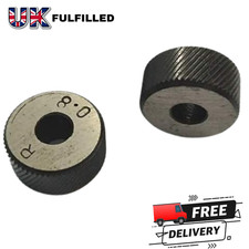 Pair Diamond Knurl Wheels EN31