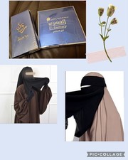 Eating niqab. beautiful