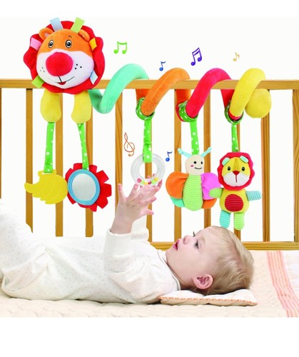 Lion spiral pram plush - pram,