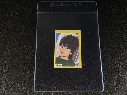 Mina singer card 1971 vlinder - mina,