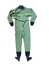 Northern Diver British SF Issue Green Lightweight Drysuit Size XL/Long UK #367