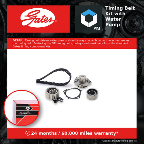 Timing belt water - belt, kit