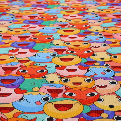 Smiley cartoon upholstery - smiley,