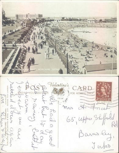 Promenade and sands - and, morecambe