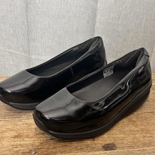 MBT Womens Hani Patent Black Slip On Shoes Comfort Walking US 5-5.5 ~ 700310-03P