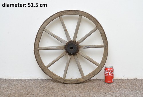 Vintage old wooden market cart