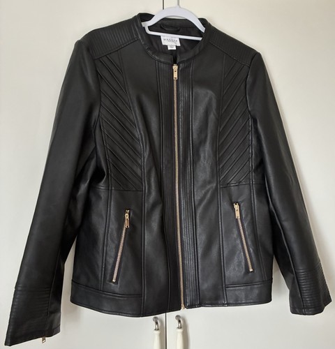 Wallis black faux leather - wallis,