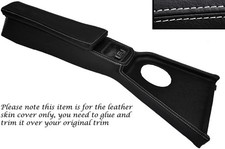 WHITE STITCH CENTRE CONSOLE