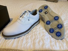 Footjoy Traditions Golf Shoes 8UK Medium Standard Width White