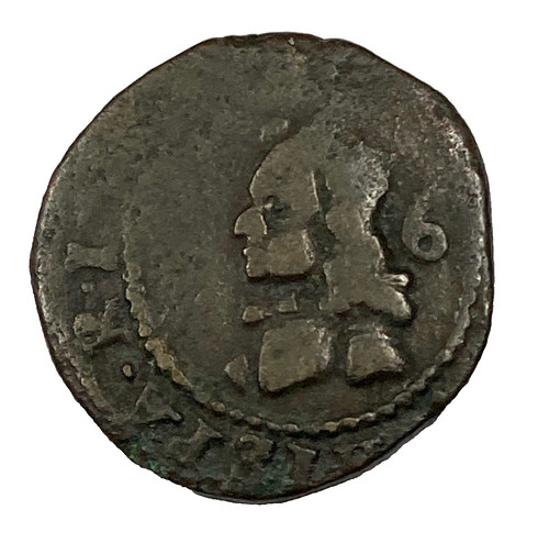 Rare 1611 philip iii copper - 1611,