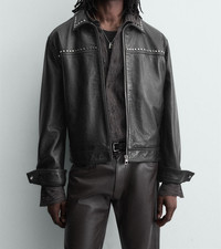 ZARA MENS STUDDED 100% Cow