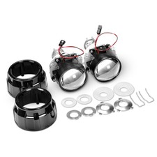 2X RHD 2.5" Bi-Xenon HID Projector Lens Hi-Lo Beam Car Headlight Retrofit H4 H7