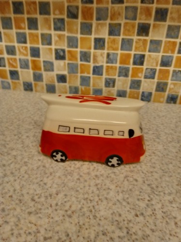 Vintage red white camper - vintage,