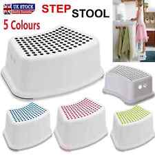 Children Plastic Non-Slip Step Stool Toilet Potty Training Aid Bathroom Kitchen