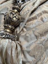 Beautiful Interlined Silk Blend Curtains 91”d x 36” pleated Width per Panel