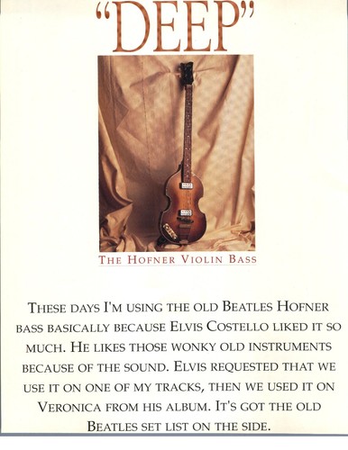 Hofner beatles violin bass - hofner,
