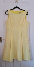 ? BNWOT Stunning Tesco F&F Limited Edition Yellow Flower Dress Size 12/14. 