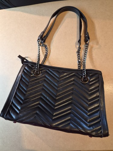 Stylish black bag with - black,