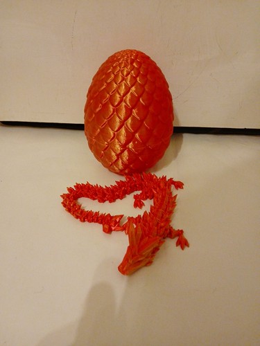 Dragon egg with baby - dragon,