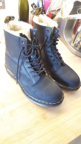 Martens black furlined - martens,