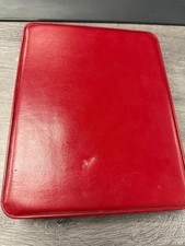 Red Leather-look Pobjoy Mint (UK) Case Box for 12 Coins