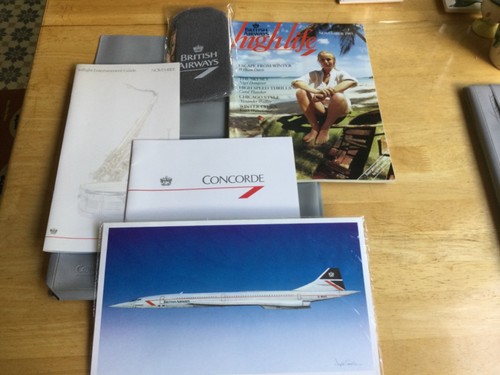 Concorde memorabilia 1985 - concorde,