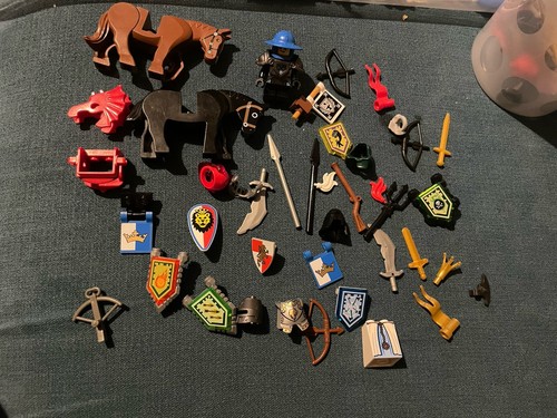 Lego castle weapons horses - lego, weapons,