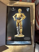 LEGO Star Wars C-3PO Droid Figure 75398, Building Set Collectible Model Kit Gift