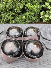 Henselite  Classic 2 Deluxe  Lawn Bowls  Size 4 Heavy Watermill Design 