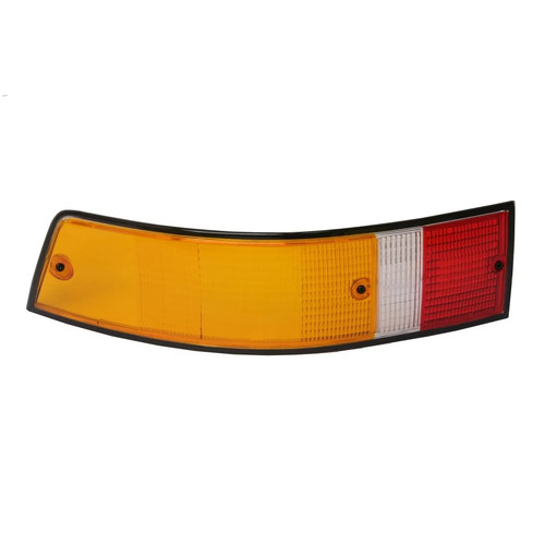 Rear light lens black rim - lens, w