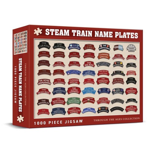 Steam train name plates - steam, 1000