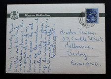 Arisaig, Inverness-shire, Scotland double ring 1979 postmark on a Loch postcard