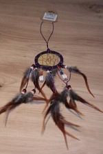 Q Line Dream Catcher Light Green Feathers Seashells NEW *** Bedroom Car Truck