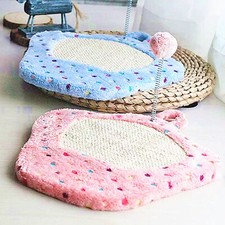 Pet Kitten Board Scratcher Cat Scratch Toy Post Pole Scratching Pad Mat and ball