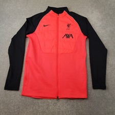 Nike Liverpool Mens Jacket Medium Red Black 2020/22 Hybrid Padded Quilted Tech