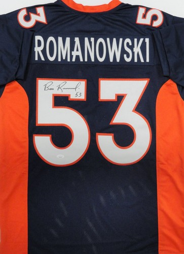 Broncos bill romanowski signed - romanowski,