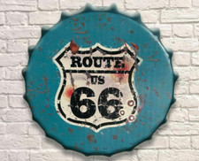 Route 66 Sign Metal Bottle Top